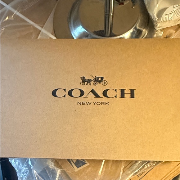 Coach Dark Brown Signature Wristlet - Picture 6 of 6